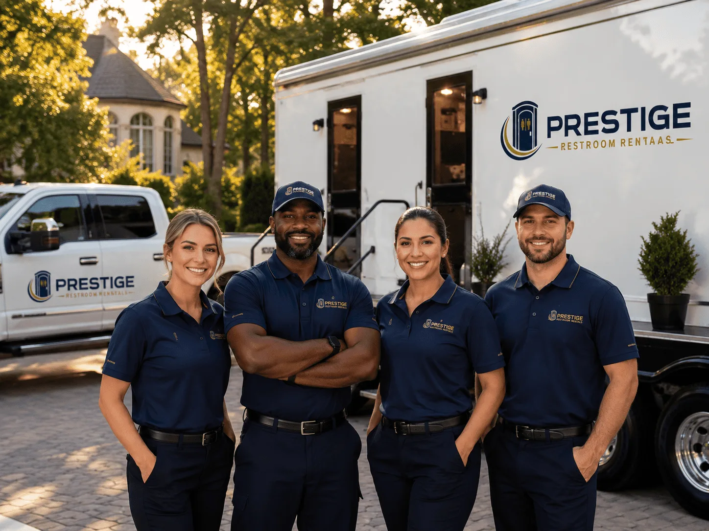 Trusted Luxury Portable Restrooms company in Downing, WI